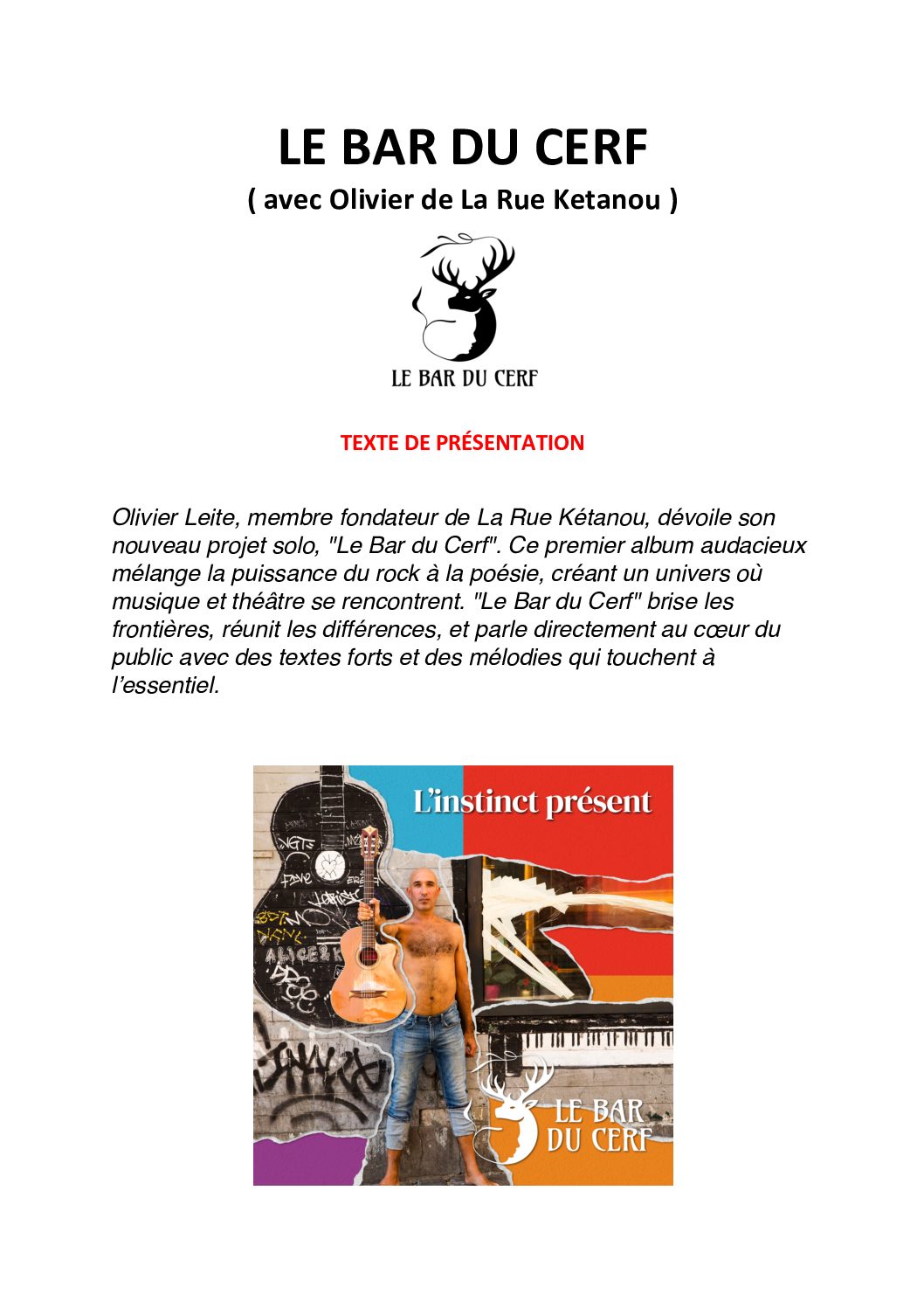 texte de présentation