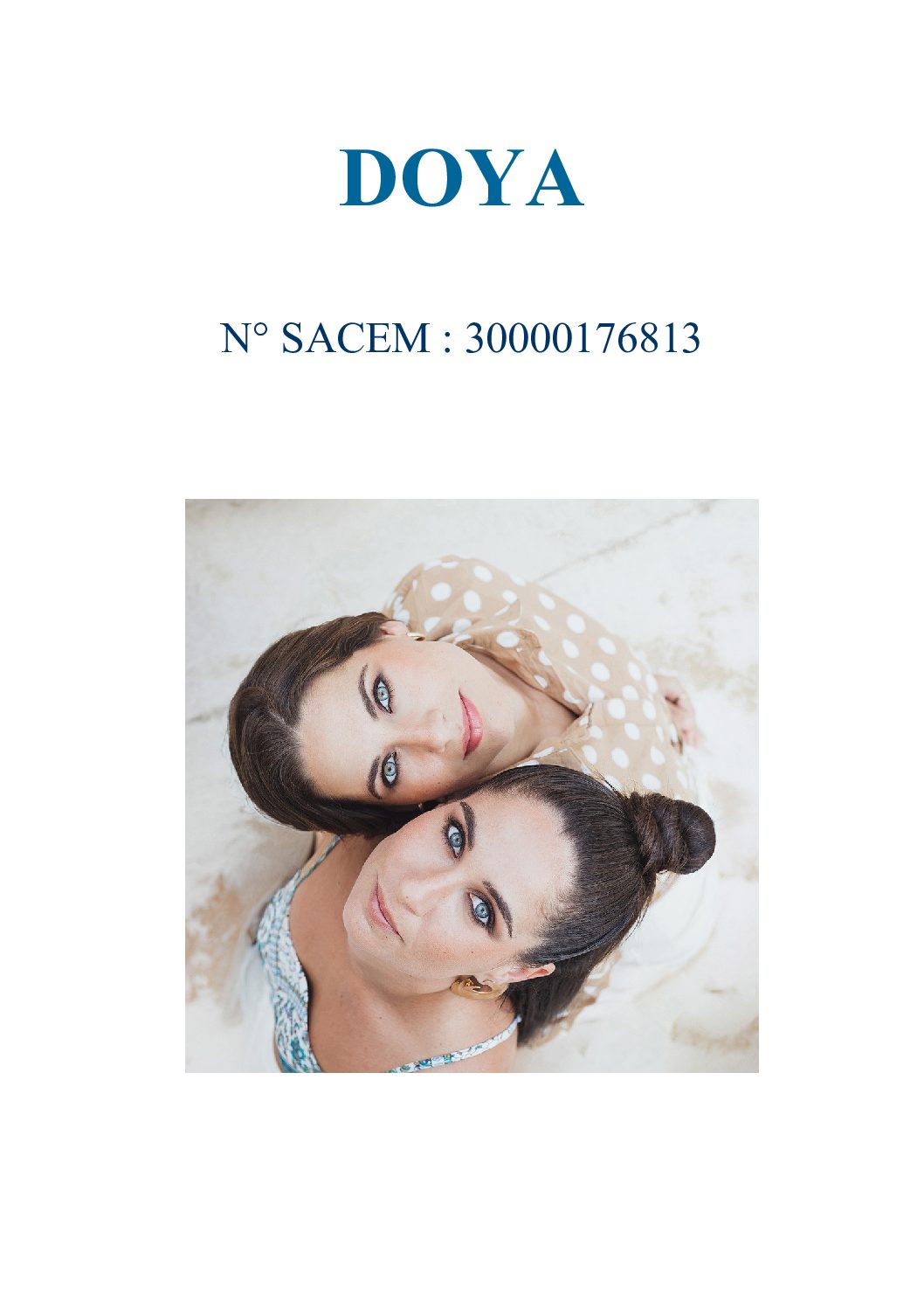 N° SACEM DOYA