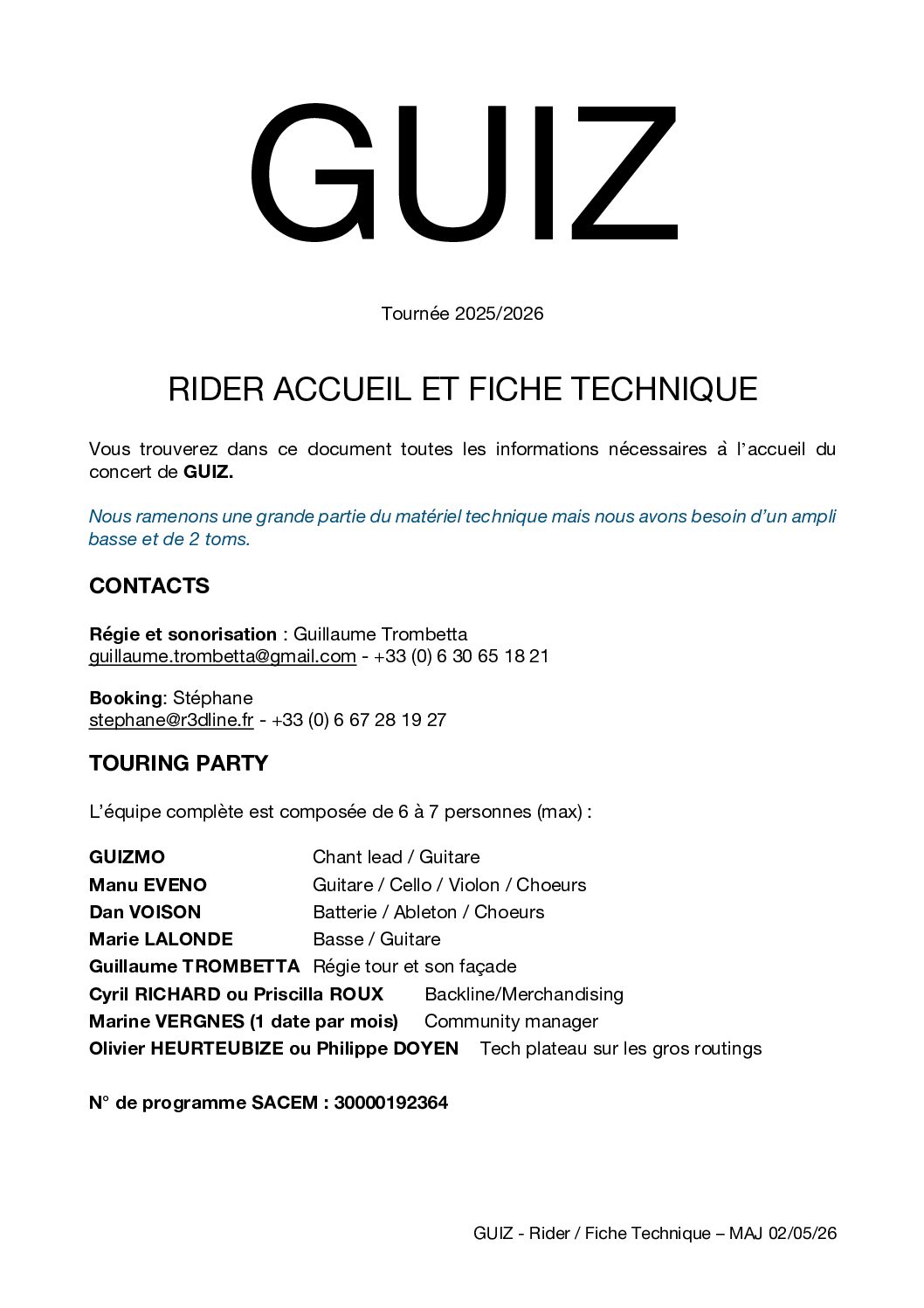GUIZ_RIDER_FICHE_TECHNIQUE_ETE26