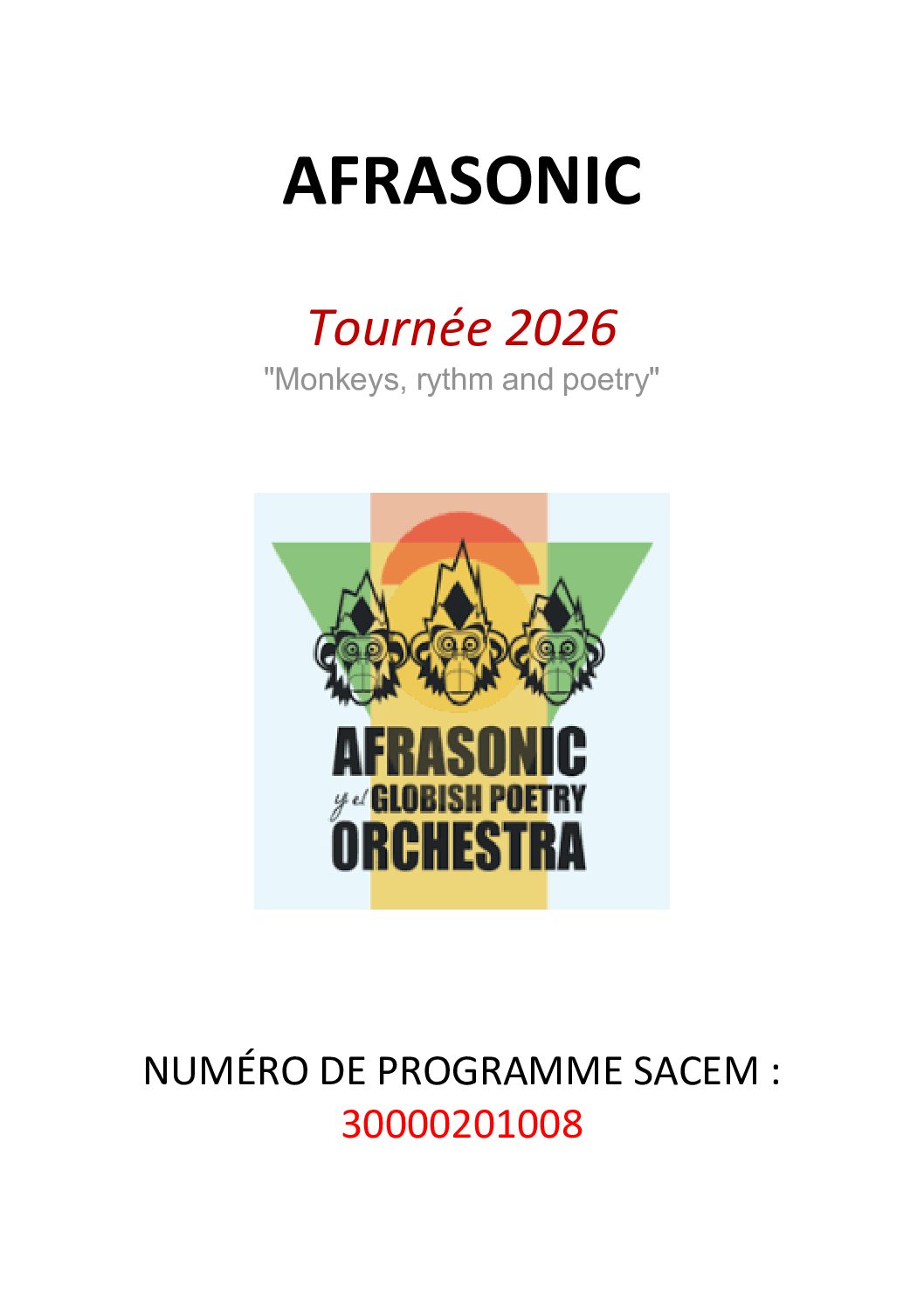 SACEM Afrasonic (2026)