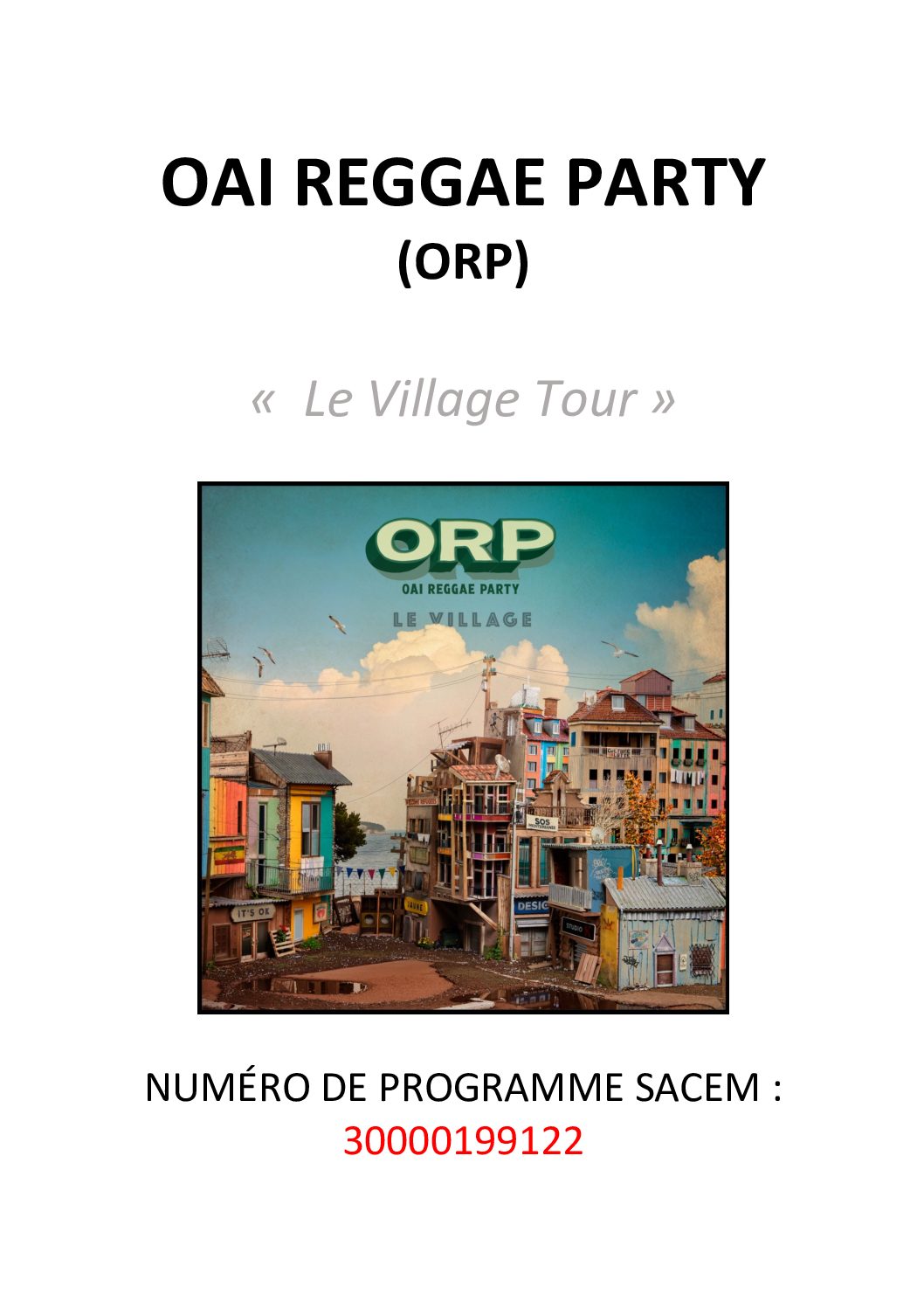 SACEM VILLAGE TOUR (2026)